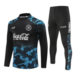 25/26 Napoli x EA7 Tracksuit  Black