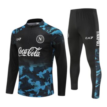 25/26 Napoli x EA7 Tracksuit Black