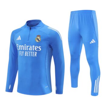 25/26 Real Madrid Tracksuit Light Blue