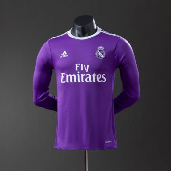 16/17 Real Madrid Away Manica Lunga