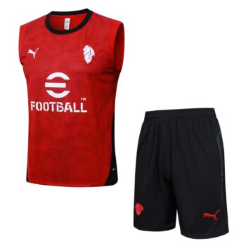 25/26 Milan Training Kit Rosso